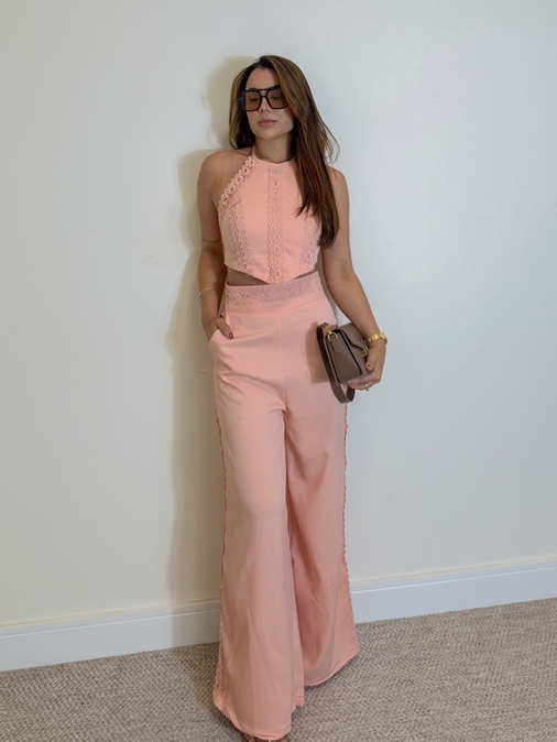 Conjunto Laise Pequim Rosa - Loja La Mina 