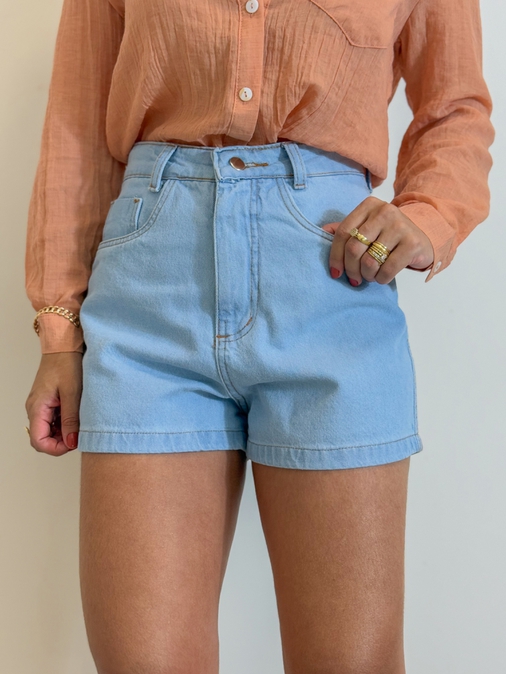 Short Mom Jeans - Loja La Mina 