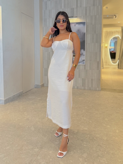 Vestido Nat Meia Taça Off - Loja La Mina 