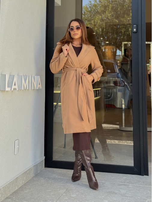 Sobretudo Sibéria Cappuccino - Loja La Mina 