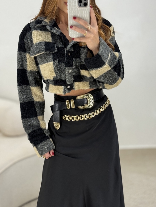 Cinto Fivela Metal Preto - Loja La Mina 