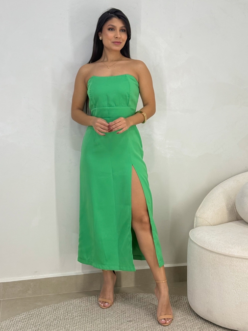 Vestido London Verde - Loja La Mina 