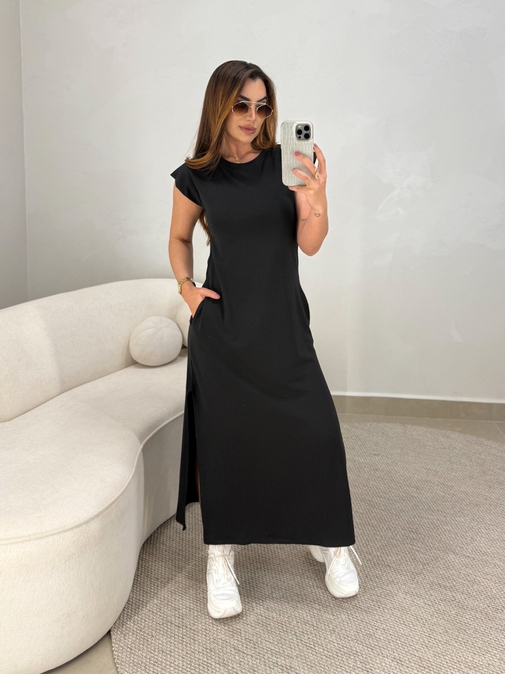 Vestido Muriel Preto - Loja La Mina 