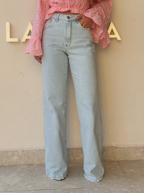 Calça Wide Leg Aisha - Loja La Mina 