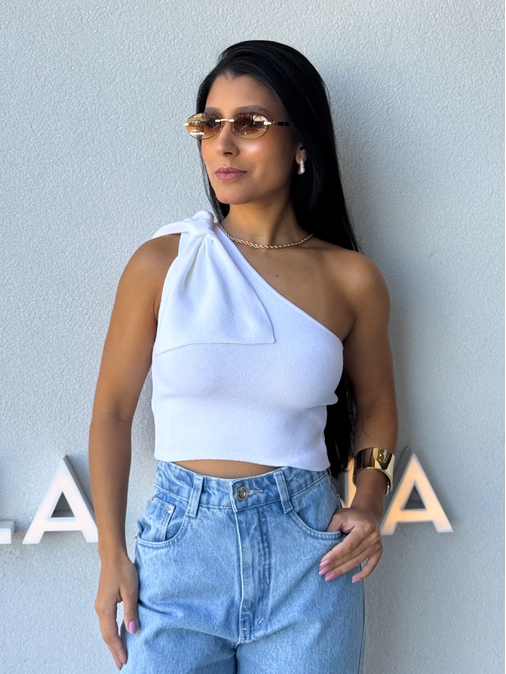 Blusa Ombro Só Mirian Off - Loja La Mina 