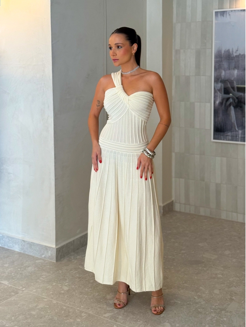 Vestido Tricot Patricia Off - Loja La Mina 