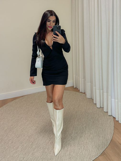 Vestido Sarah Preto - Loja La Mina 