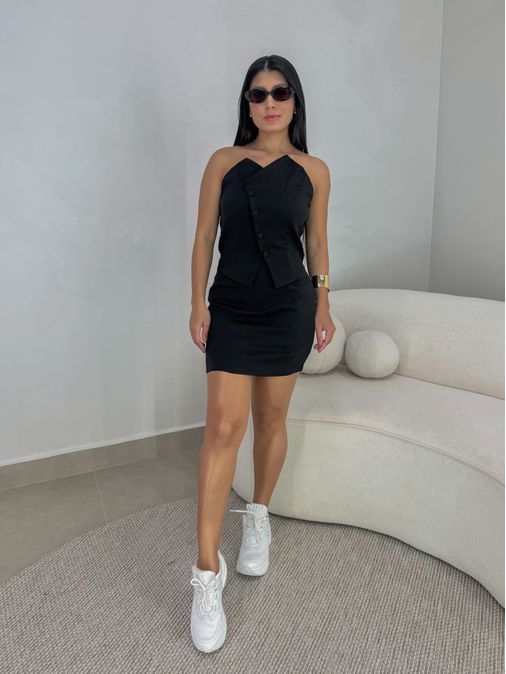 Conjunto Tomara Que Caia Raquel Preto - Loja La Mina 