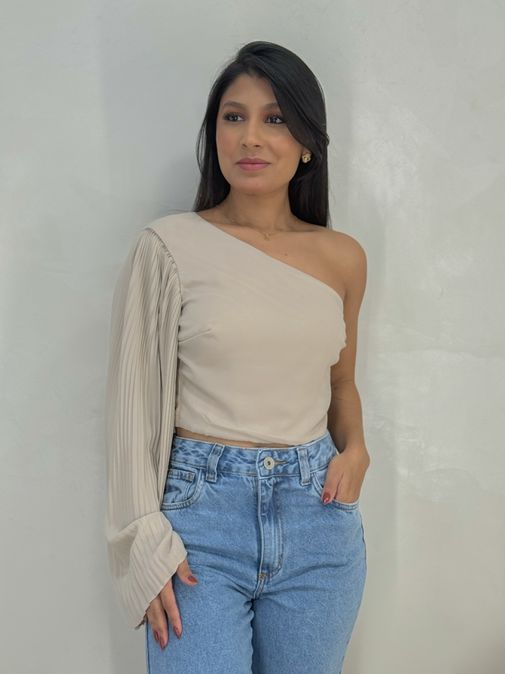 Cropped Suzan Nude - Loja La Mina 