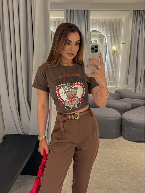 Camiseta Baby Café - Loja La Mina 