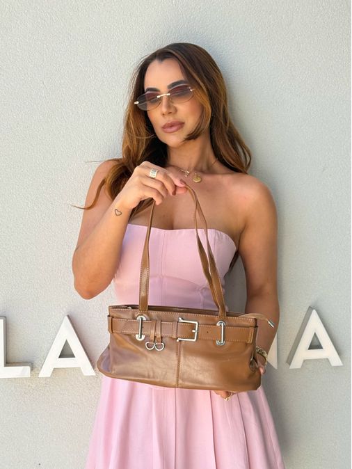 Bolsa Lidi Caramelo - Loja La Mina 