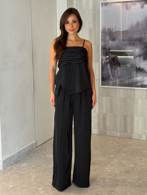 Conjunto Risca de Giz Laisa Preto - Loja La Mina 