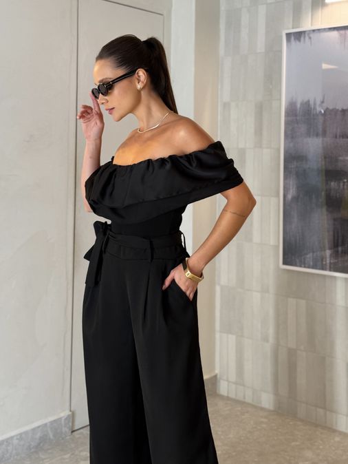 Body Ombro a Ombro Akira Preto - Loja La Mina 