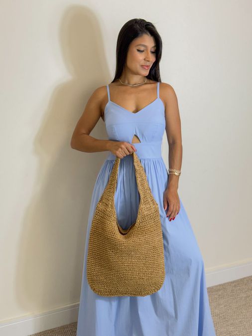 Bolsa Palha Caramelo - Loja La Mina 