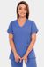 Scrub Feminino Basic Bia Azul Claro sem elástico