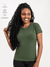 Baby Look Feminina Verde Musgo