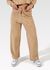 Calça Moletinho Pantalona Caramelo