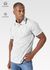Polo Masculina Cinza Rajado