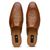 Mule Masculino Caramelo Brasao Sola de Couro 