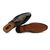 Mule Masculino Preto Brasão Sola de Couro