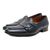 Sapato Social Azul Navy em Couro