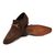 Sapato Social Café em Couro Camurça 