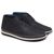 Bota Casual Navy em Couro