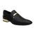 Sapato Social Jota Pe Preto Verniz Montblanc Gold