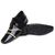 Sapato Social Jota Pe Verniz Preto/Ouro Velho Air Menphis Gold + Cinto de Verniz