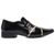 Sapato Social Jota Pe Verniz Preto/Ouro Velho Air Menphis Gold + Cinto de Verniz