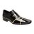Sapato Social Jota Pe Verniz Preto/Ouro Velho Air Menphis Gold 