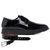 Sapato Jota Pe Casual Preto em Couro Verniz Air Imola + Cinto de Verniz