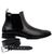 Bota Social Jota Pe Preta Air Alessi Boot + Cinto de Couro
