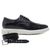 Sapato Jota Pe Casual Preto em Couro Air Enigma + Cinto de Couro