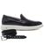 Sapato Jota Pe Casual Preto em Couro Air Sandler + Cinto de Couro