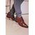 Bota Social Marrom Solado de Couro