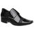 Sapato com Salto Interno Preto Jota Pe Grow Air Connar + Cinto de Verniz 