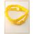 Pulseira Bracelete Confeccionada com madrepérolas em Fio silicone alta resistência Amarelo