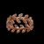 Anel Zirconia folhas