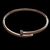 Bracelete Formato Prego com Zircônias