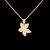 Conjunto de Gargantilha e Par de Brinco Flor de Zirconias