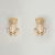 Conjunto de Gargantilha e Par de Brinco Urso com Zirconia