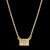 Colar folheado a ouro 18k Envelope