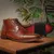 Bota Social Masculina Mouro em Couro 