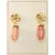 Brinco folheado a Ouro 18k Cherry