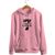 Blusa De Frio Black Beast Moletom 7 New York Rosa Claro