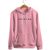 Blusa De Frio Black Beast Moletom Friends Rosa Claro