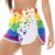 Shorts Feminino Praia Lgbt Love Black Beast