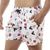 Shorts Masculino Praia Desenho Animado Black Beast