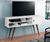 Rack Edn Kenzo 4 Prateleiras e 1 Porta Branco